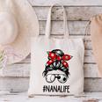 Classy Nana Life Soccer Messy Bun Baseball Mother's Day Canvas Tote Bag Classy Nana Life Soccer Messy Bun Baseball Mother's Day Canvas Tote Bag