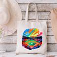 Colorful Baseball Field Home Run Baseball Player Fans Canvas Tote Bag Colorful Baseball Field Home Run Baseball Player Fans Canvas Tote Bag