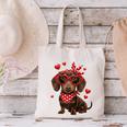 Dachshund Valentines Day Wiener Dog Lover Weenie Heart Raglan Baseball Tee Canvas Tote Bag Dachshund Valentines Day Wiener Dog Lover Weenie Heart Raglan Baseball Tee Canvas Tote Bag