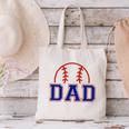 Dad Of Rookie 1st Birthday Baseball Boy Family Matching Canvas Tote Bag
