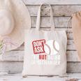 Don't Ask I'm Not Doing Gamechanger Sarcastic Baseball Quote Canvas Tote Bag