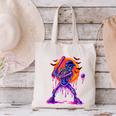 Drip Skeleton Batting Baseball Halloween Canvas Tote Bag