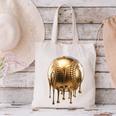 Dripping Gold Drip Baseball Game Day Player Coach Baller Canvas Tote Bag Dripping Gold Drip Baseball Game Day Player Coach Baller Canvas Tote Bag