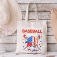 Eat Sleep Baseball Repeat Ice Cream Drip Crossed Bats Canvas Tote Bag