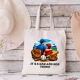 Father Son Baseball Father's Day Canvas Tote Bag