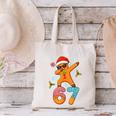 Gingerbread Six Seven 67 Ice Cream Drip Baseball Canvas Tote Bag Gingerbread Six Seven 67 Ice Cream Drip Baseball Canvas Tote Bag