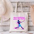 Your Girlfriend Likes My Swing Baseball Quote Boys Men Canvas Tote Bag Your Girlfriend Likes My Swing Baseball Quote Boys Men Canvas Tote Bag