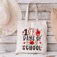 Happy 100 Days Of School Baseball Girls Coquette Bow Teacher Canvas Tote Bag Happy 100 Days Of School Baseball Girls Coquette Bow Teacher Canvas Tote Bag