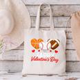 Happy Valentine’s Day Basketball Football Baseball Hearts Canvas Tote Bag Happy Valentine’s Day Basketball Football Baseball Hearts Canvas Tote Bag