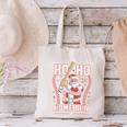 Ho Ho Home Run Baseball Christmas Holiday Sports Santa Canvas Tote Bag