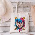 HUGvyn 7th Birthday Baseball Ice Cream Drip Number 7 Kid Boy Canvas Tote Bag HUGvyn 7th Birthday Baseball Ice Cream Drip Number 7 Kid Boy Canvas Tote Bag