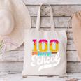 Ice Cream Drip 100 Days Of School Baseball Boys 100th Day Canvas Tote Bag