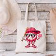 Ice Cream Drip Baseball Valentine's Day Spots Baseball Drip Canvas Tote Bag Ice Cream Drip Baseball Valentine's Day Spots Baseball Drip Canvas Tote Bag