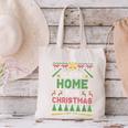I’Ll Be Home For Christmas Baseball Ugly Sweater Canvas Tote Bag I’Ll Be Home For Christmas Baseball Ugly Sweater Canvas Tote Bag