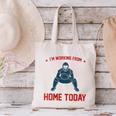 I'm Working From Home Today Baseball Lover Men Women Canvas Tote Bag I'm Working From Home Today Baseball Lover Men Women Canvas Tote Bag