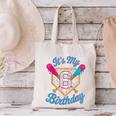 It's My 6th Birthday Baseball Fan Fun Party Celebration Canvas Tote Bag It's My 6th Birthday Baseball Fan Fun Party Celebration Canvas Tote Bag