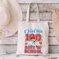 I Just Hit 100 Days Of School Baseball 100th Day Boys Kids Canvas Tote Bag I Just Hit 100 Days Of School Baseball 100th Day Boys Kids Canvas Tote Bag