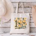 I Just Hit 100 Days Of School Baseball Teacher Student Retro Canvas Tote Bag