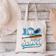 Kid 100 Days Of School Drip Baseball Ice Cream 100th Day Boy Canvas Tote Bag
