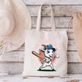 Knock It Outa The Park Baseball Goat Home Run Canvas Tote Bag