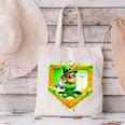 Leprechaun Baseball St Patricks Day Ice Cream Drip Men Boys Canvas Tote Bag