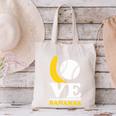 Love Bananas Banana Baseball Canvas Tote Bag