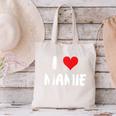 I Love Mamie Heart Grandma Grandmother Grandparent Raglan Baseball Tee Canvas Tote Bag I Love Mamie Heart Grandma Grandmother Grandparent Raglan Baseball Tee Canvas Tote Bag