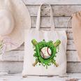 Lucky Shamrock Baseball Gloves Drip St Patrick's Day Boys Canvas Tote Bag
