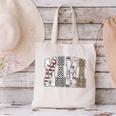 Mama Baseball Season Happy Game Day Trendy Sports Mom Canvas Tote Bag