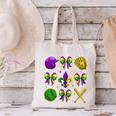 Mardi Gras Baseball Coquette Bow Fat Tuesday Parade Girls Canvas Tote Bag Mardi Gras Baseball Coquette Bow Fat Tuesday Parade Girls Canvas Tote Bag
