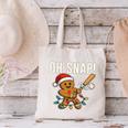 Oh Snap Gingerbreadman Christmas Baseball Humor Canvas Tote Bag Oh Snap Gingerbreadman Christmas Baseball Humor Canvas Tote Bag