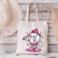 Pink Ribbon Baseball Breast Cancer Awareness Canvas Tote Bag Pink Ribbon Baseball Breast Cancer Awareness Canvas Tote Bag