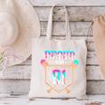 Proud Mom Baseball Player Number 81 Ice Cream Drip Canvas Tote Bag