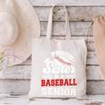 Proud Sister Of A Baseball Senior Class Of 2026 Graduation Canvas Tote Bag Proud Sister Of A Baseball Senior Class Of 2026 Graduation Canvas Tote Bag