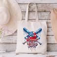 Respect The Drip Baseball American Flag Ice Cream Drip Youth Canvas Tote Bag Respect The Drip Baseball American Flag Ice Cream Drip Youth Canvas Tote Bag