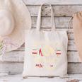 Retro Quote Just a Bit Outside Baseball Vintage Canvas Tote Bag