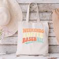 Weekends Coffee Baseball Retro Vibes Canvas Tote Bag Weekends Coffee Baseball Retro Vibes Canvas Tote Bag