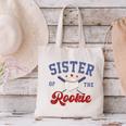 Sister Of Rookie 1st Birthday Baseball Boy Family Matching Canvas Tote Bag Sister Of Rookie 1st Birthday Baseball Boy Family Matching Canvas Tote Bag