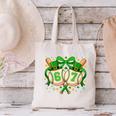 Six Seven 67 Meme Baseball Coquette Bow St Patrick's Day Canvas Tote Bag