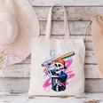 Skeleton Baseball Drip Boy Youth Dripping Baseball Halloween Canvas Tote Bag