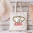 St Louis Leopard Heart Baseball Batter Boys Fan Canvas Tote Bag St Louis Leopard Heart Baseball Batter Boys Fan Canvas Tote Bag