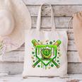 St Patricks Day Baseball Ice Cream Shamrock Baseball Player Canvas Tote Bag St Patricks Day Baseball Ice Cream Shamrock Baseball Player Canvas Tote Bag