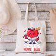 Stealing Hearts And Bases Baseball Player Valentine's Day Canvas Tote Bag
