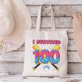 I Survived 100 Days Of School Baseball Cream Drip Boys Canvas Tote Bag I Survived 100 Days Of School Baseball Cream Drip Boys Canvas Tote Bag