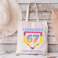 I Survived 67 Days Of School Baseball Trend For Boys Girls Canvas Tote Bag