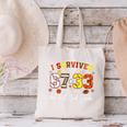 I Survived 6733 Days Of 3rd Grade Baseball Football 100 Day Canvas Tote Bag