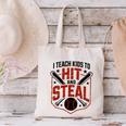 I Teach Kids To Hit And Steal Baseball Softball Coach Premium Tri-Blend Canvas Tote Bag I Teach Kids To Hit And Steal Baseball Softball Coach Premium Tri-Blend Canvas Tote Bag