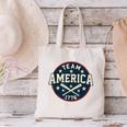 Team America 1776 4th Of July Patriotic Baseball Canvas Tote Bag Team America 1776 4th Of July Patriotic Baseball Canvas Tote Bag