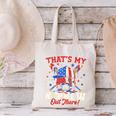That's My Nephew Out There Baseball Cream Drip Crossed Bat Canvas Tote Bag