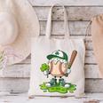 Toddler Baseball Drip Ice Cream Boys Kids St Patricks Day Canvas Tote Bag